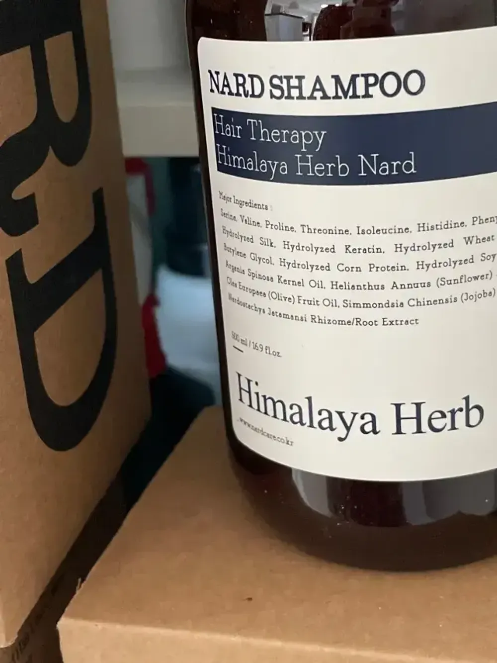 Шампунь для всех типов волос с ароматом лаванды и мускуса BOUQUET GARNI NARD Lavender Musk Shampoo 500 мл.