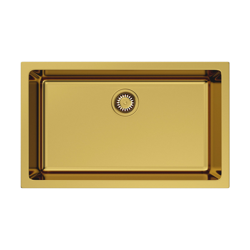 Кухонная мойка Omoikiri Okinoshima 76-U/I-G-GLOSSY Natceramic/золото 4993041