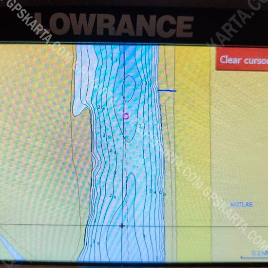 Северная Двина, Кенозеро карта глубин для Lowrance C-MAP MAX-N+ RS-Y515