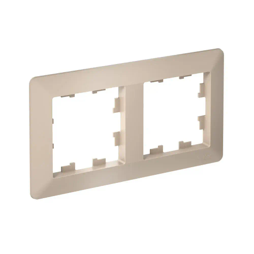 ATLASDESIGN AIR 2-постовая РАМКА, ПЕСОЧНЫЙ/дымчатый белый