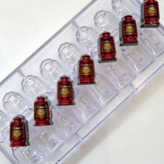 498 | Форма для шоколадных конфет &quot;Фонарь&quot; (275*135мм)