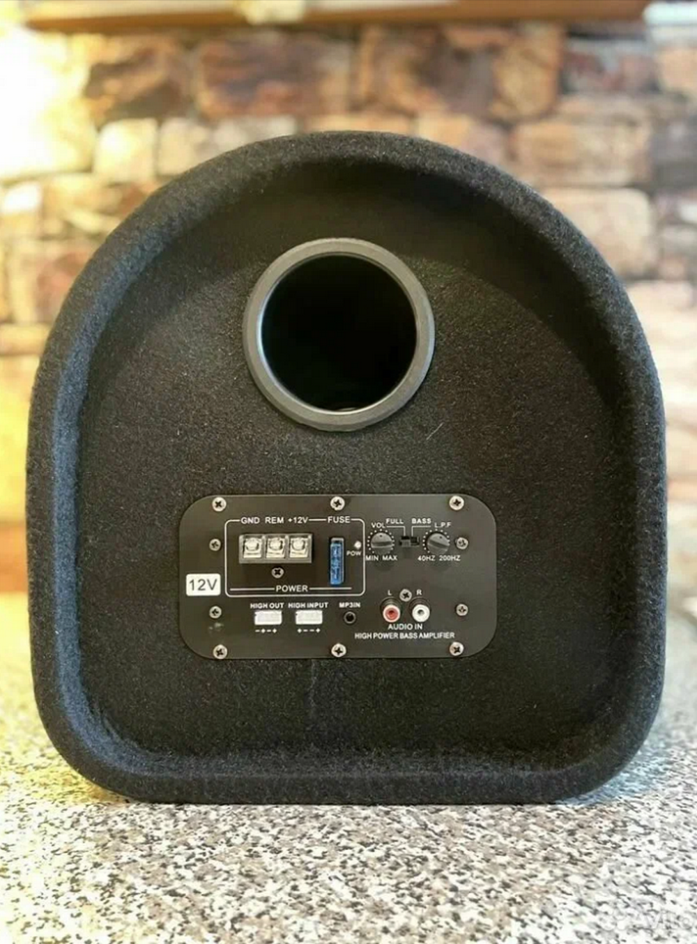 Автосабвуфер Активный 10" 3000PowerMax "Комплект" DV-Pioneer.OK DV-100