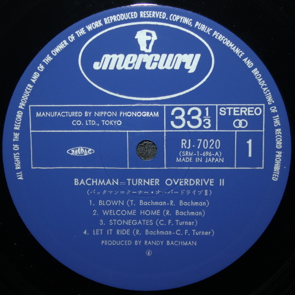 Bachman-Turner Overdrive / Bachman-Turner Overdrive II (LP)