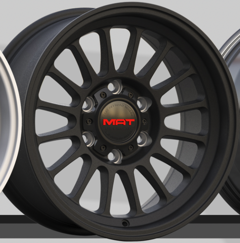 Диск колесный, кованый VB1015 R17 8,0 ET0 MAT OFFROAD Matte Black