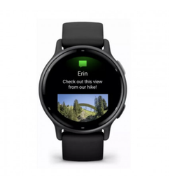 Умные часы Garmin Vivoactive 5 Slate Aluminum Bezel with Black Case and Silicone Band (010-02862-5A)