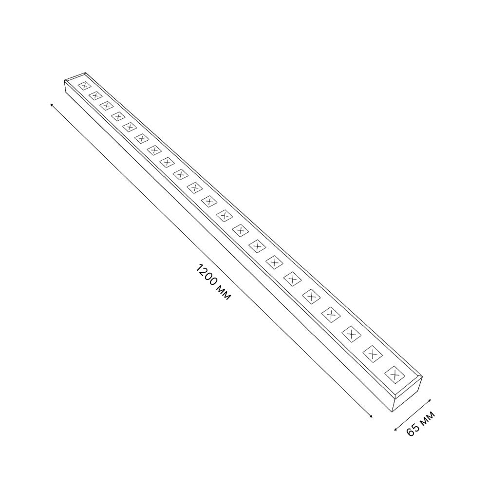 ULO-FL120C-100W-4000K-K SILVER LINKABLE Светильник светодиодный накладной. соединяемый. Белый свет 4000K. Корпус серебристый. Угол 120 градусов. ТМ Uniel