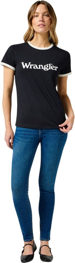 Футболка Wrangler RINGER TEE BLACK