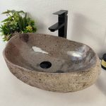 Раковина из речного камня RS-65419 52*35*15 0862