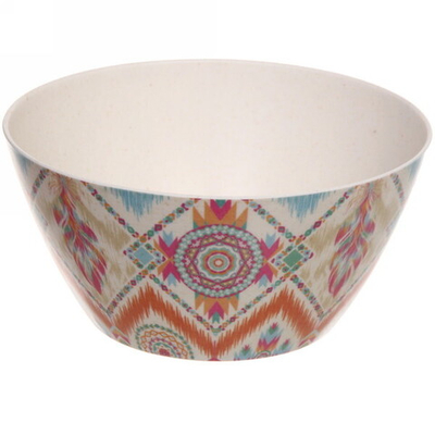 Салатник бамбуковый «Eco Life» 15*7см, орнамент