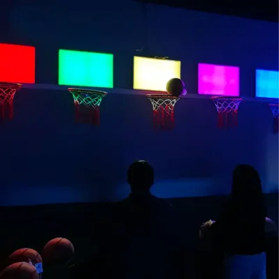 Интерактивная зона «Светящийся баскетбол»