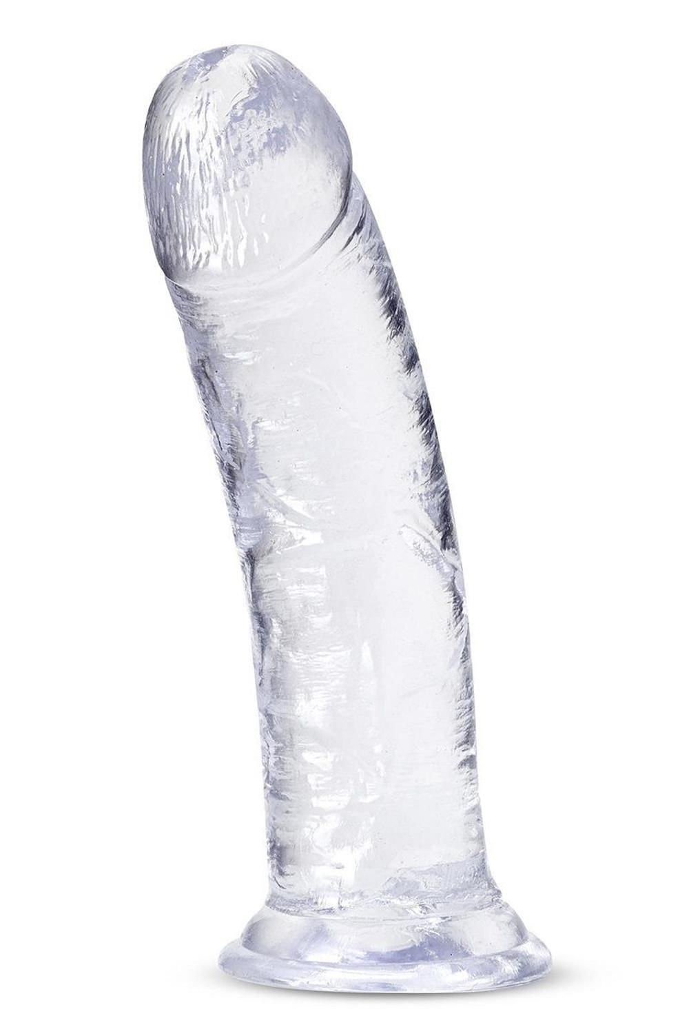 Прозрачный фаллоимитатор-реалистик Roar n Ride - 20,3 см. (Цвет: прозрачный)