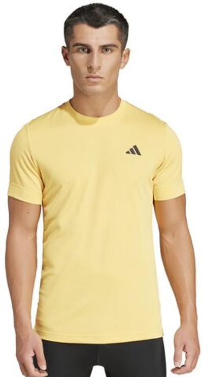 Мужская теннисная футболка Adidas Tennis Freelift T-Shirt - semi spark/semi spark