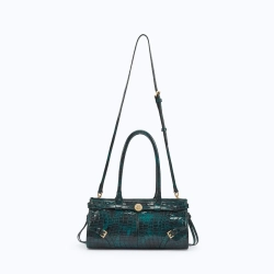 MANC КОЖАНАЯ СУМКА "BABY JANE", ИЗУМРУДНЫЙ