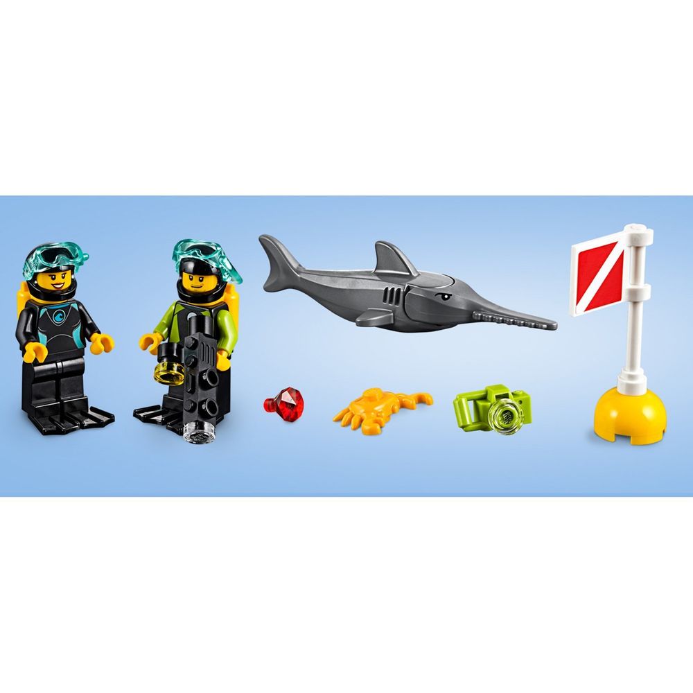 Яхта для дайвинга City Great Vehicles LEGO 60221