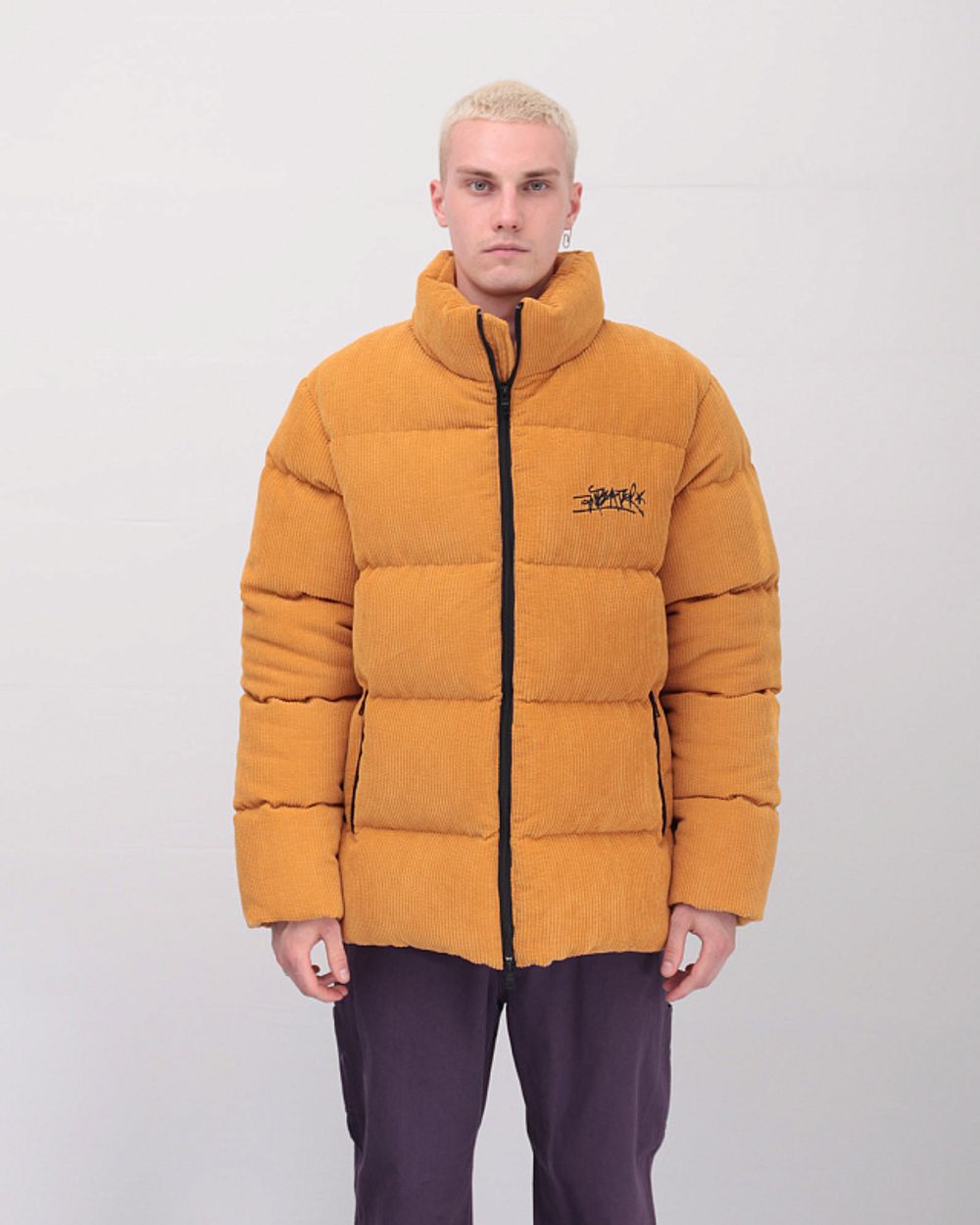 Пуховик Anteater Downjacket Velvet Желтая