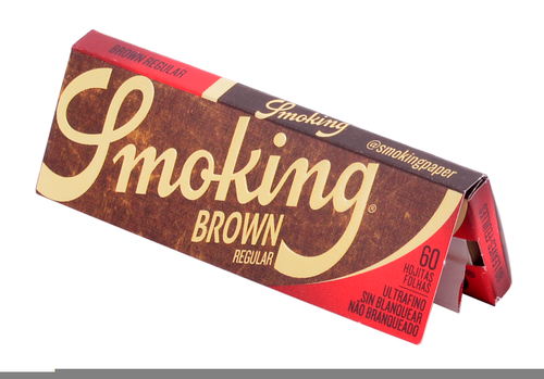 Бумага для самокруток SMOKING REGULAR  BROWN*60*50