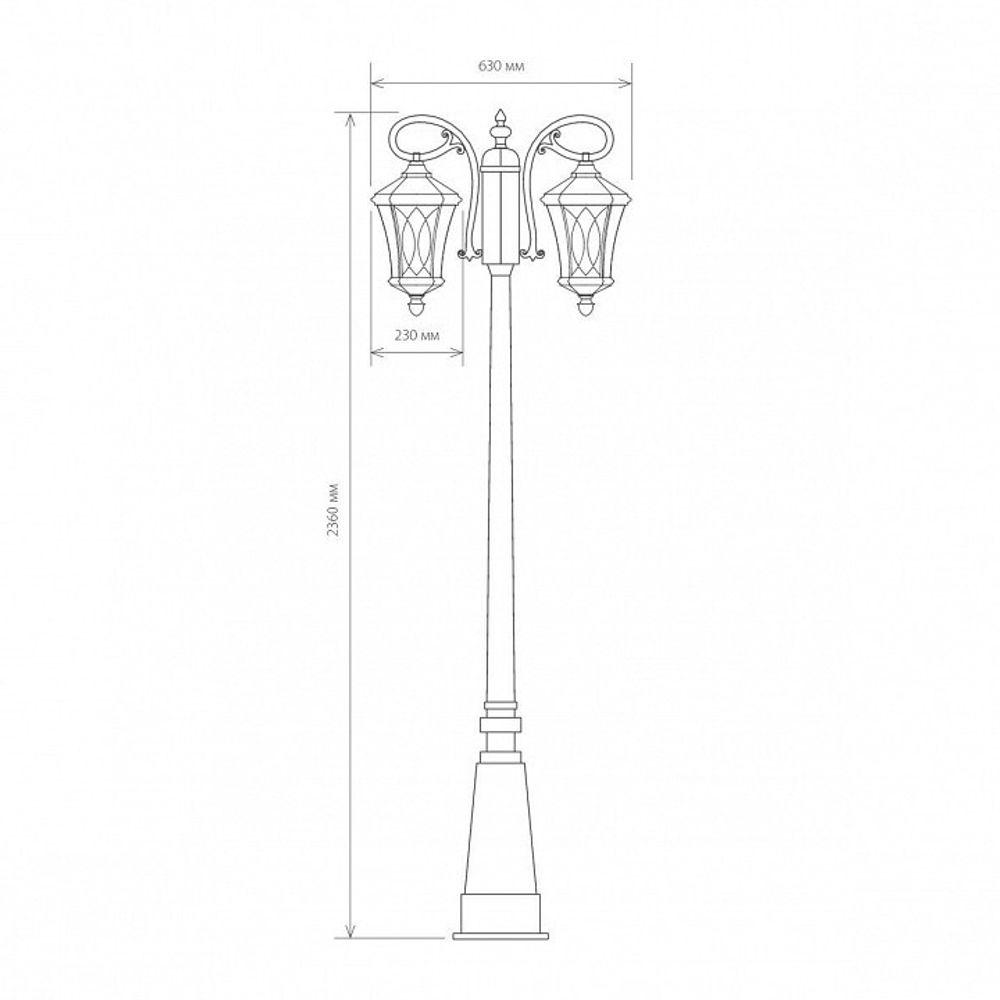 Фонарный столб Elektrostandard Virgo a031925