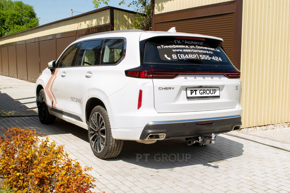 Фаркоп PT GROUP /съемный квадрат/ EXEED VX 2020-(паспорт и сертификат в комплекте)(без электрики) арт.EVX-20-991122.00