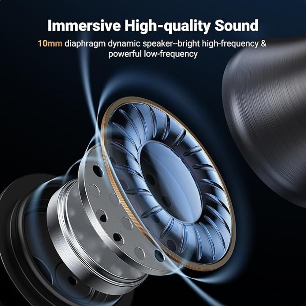 Проводные наушники UGREEN EP105 (35754) In-Ear Earphones Type-C. Цвет: черный