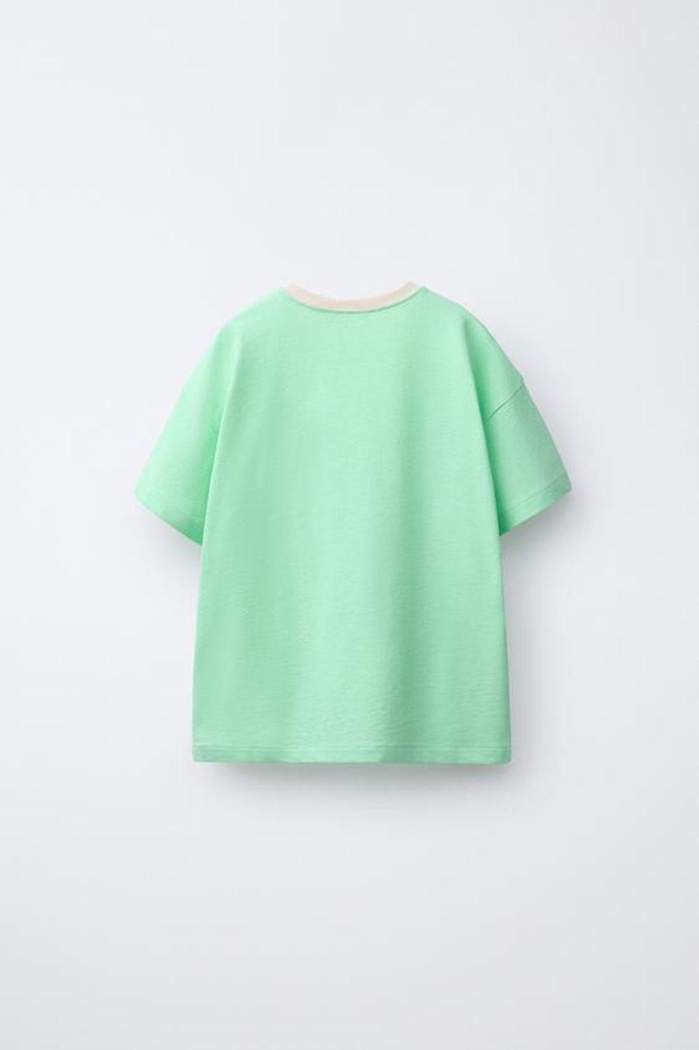 ZARA ОДНОТОННАЯ ПИЖАМА С КАРМАНОМ, ЗЕЛЕНЫЙ