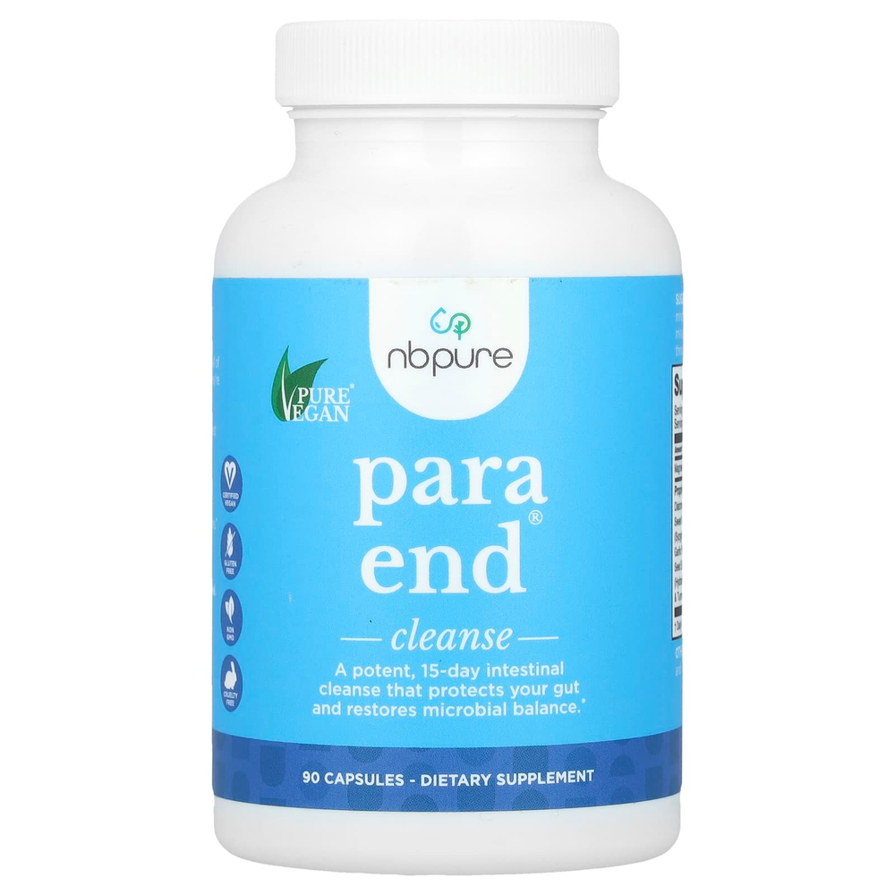 NB Pure, Para End®, очищающее средство, 90 капсул
