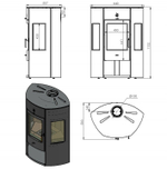 Печь-камин Енисей 2