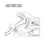 Переходник троса д/у Yamaha 617483469000