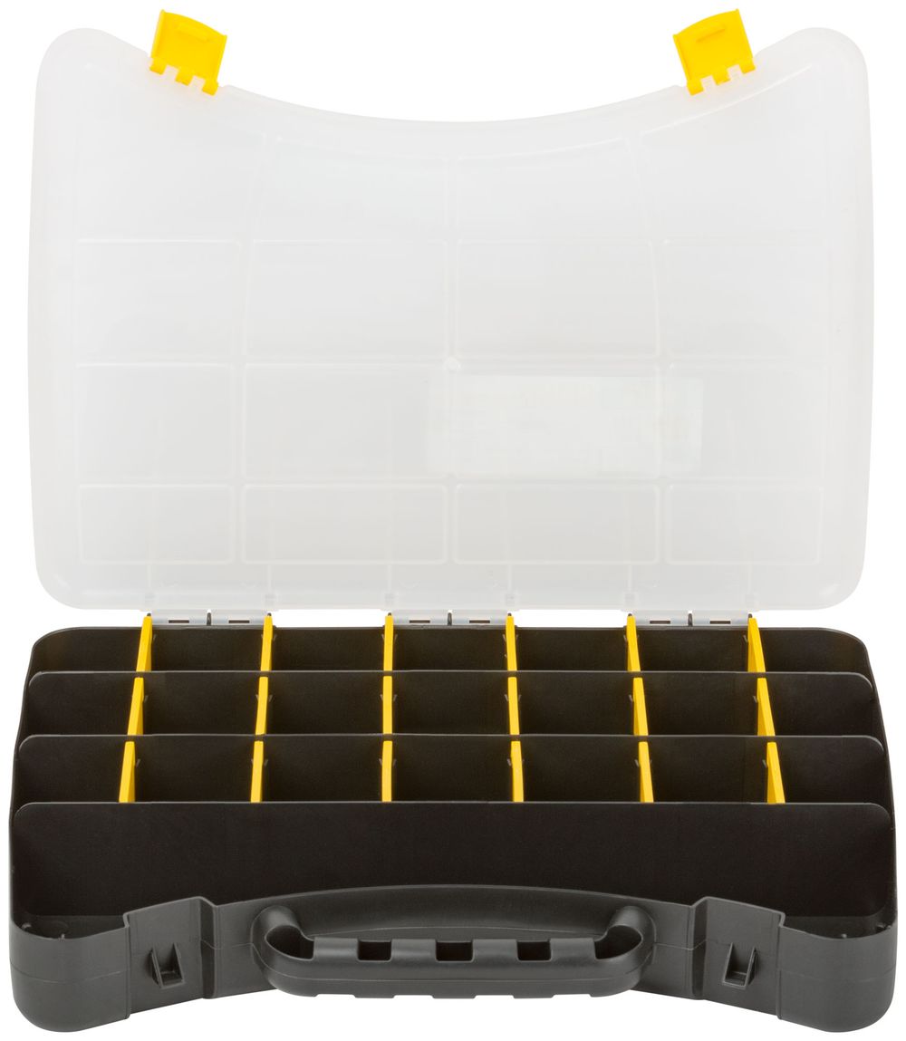 Ящик для крепежа (органайзер) (с защелкой) 12'' ( 300х225х45 мм ), 65651