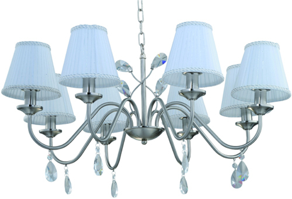 Люстра 836/8-Whitechrome