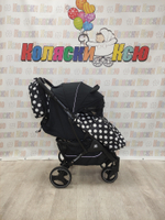 Коляска прогулочная Baballo Future 2024 мини-маус (черная рама)