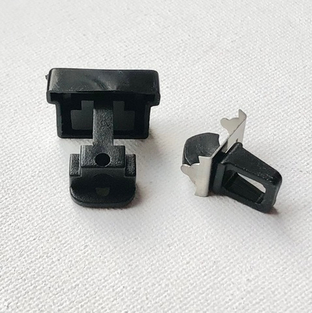 Заглушка со стопором для профиля KS, цвет черный