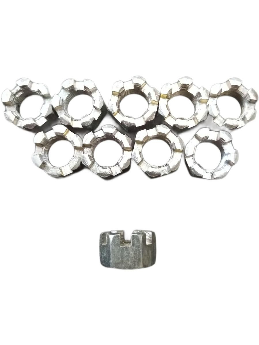 Гайка корончатая м12х1,25 (10шт.)