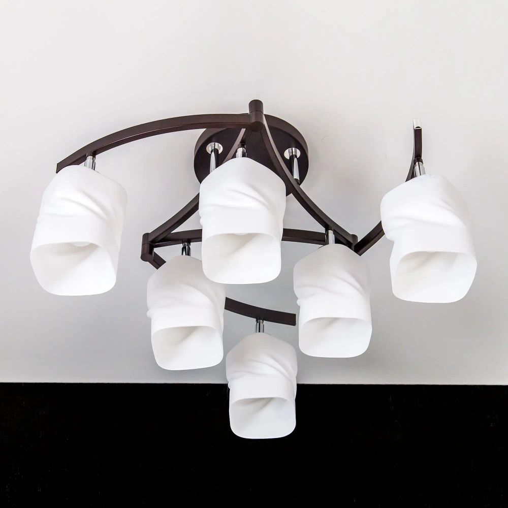 Citilux Берта CL126162 Люстра поворотная Венге Хром