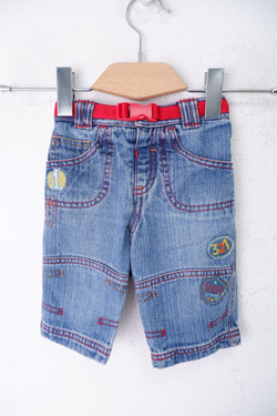 Джинсы Adams Kids с аппликациями на 3-6 месяцев