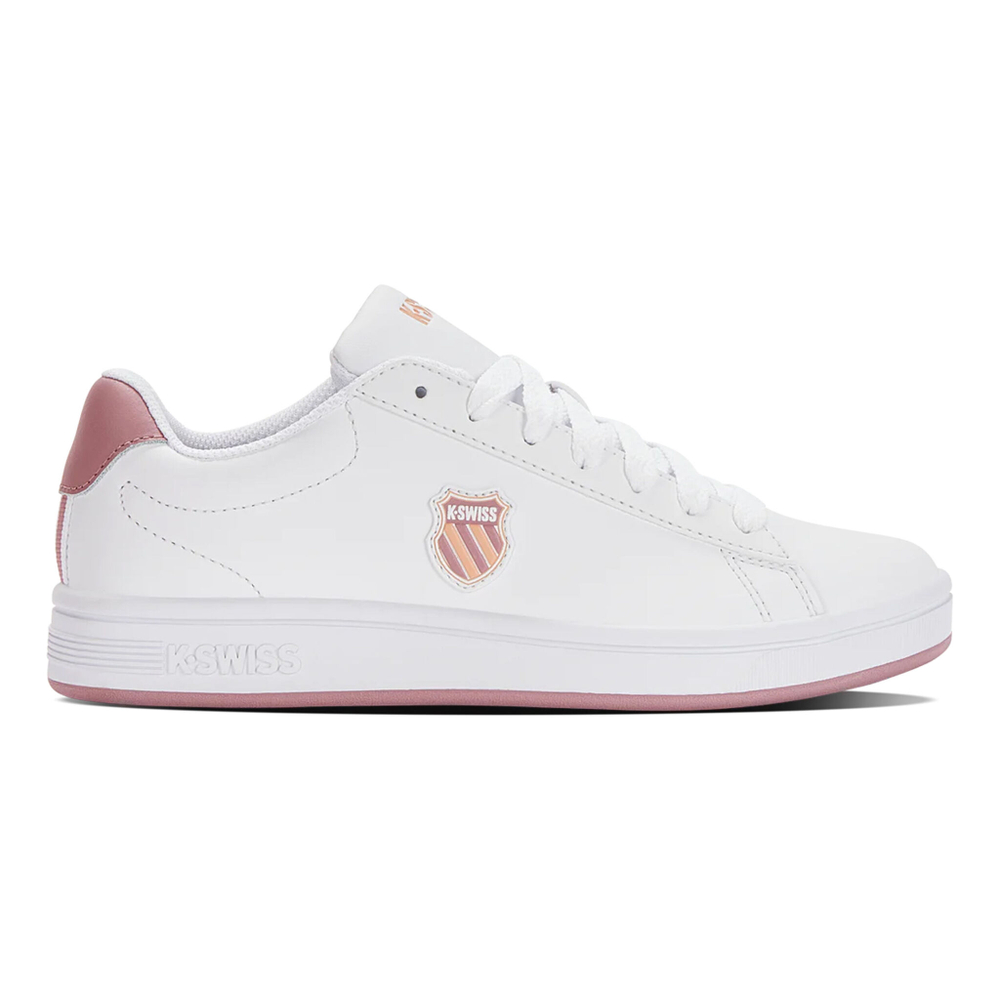 Женские теннисные кроссовки K-Swiss Court Shield Sneakers Women - White, Pink