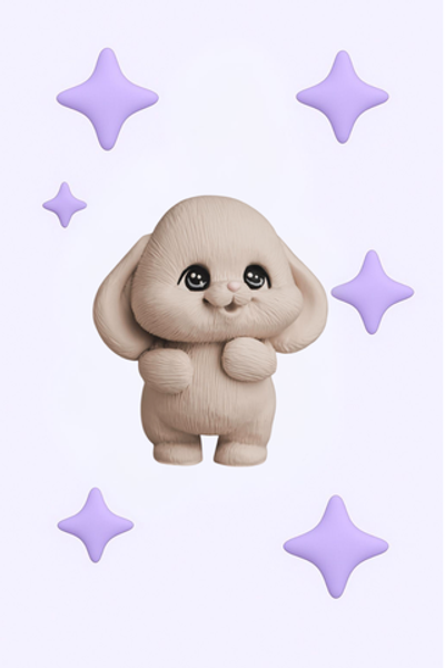 Шоколадная фигурка Зайка Криспи, 4*6*6,5 см