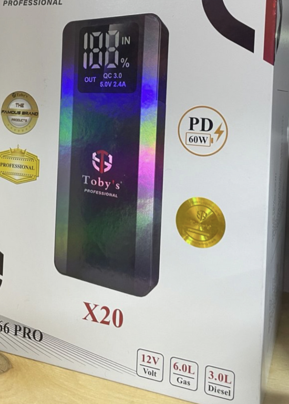 X20 (T66 PRO) - X7 Toby’s / Автостарт, Пуско-зарядное устройство