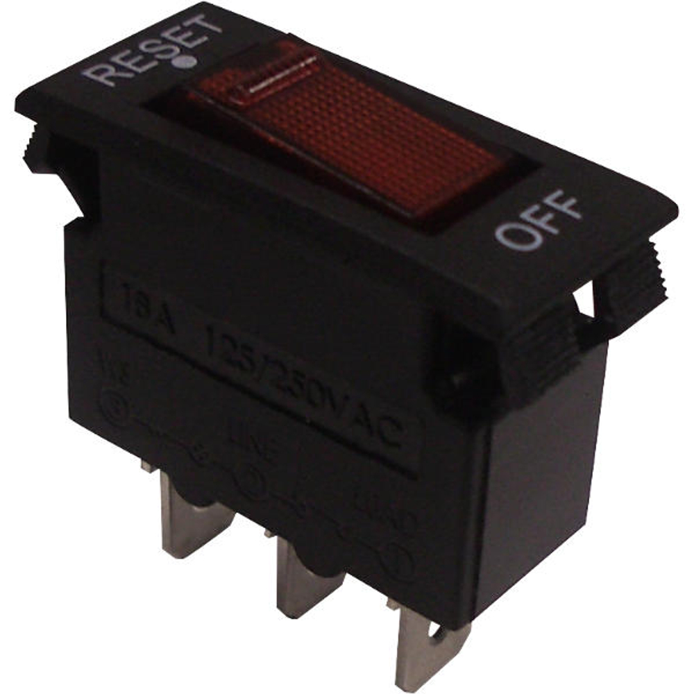 Выключатель ST-001 красный 16А