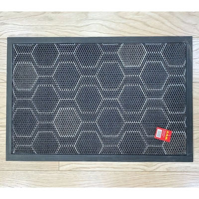 Коврик придверный КОЛЬЧУГА с рисунком 60х90см DLS-001