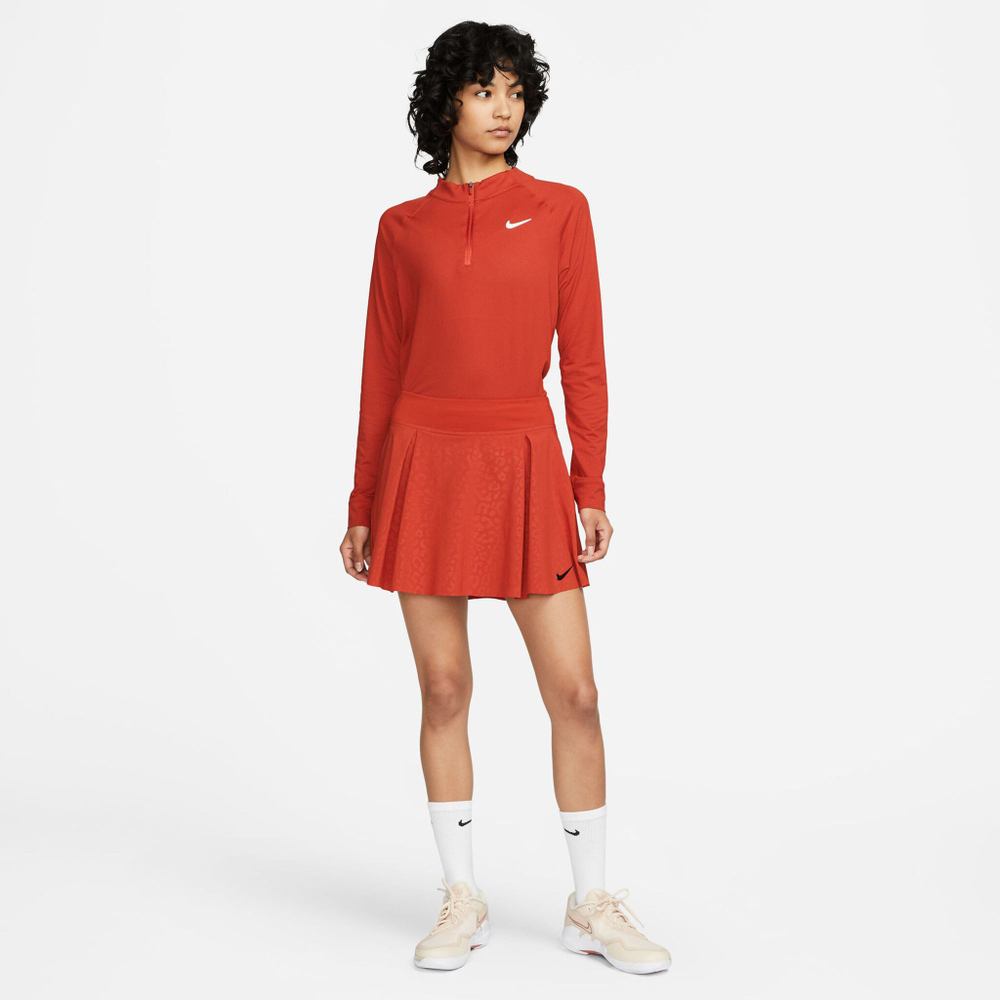Женская теннисная юбка Nike Dri-Fit EMB Club Regular Skirt Women - Red
