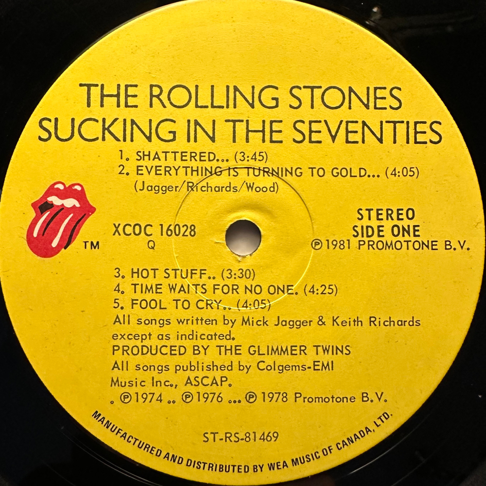 The Rolling Stones - Sucking In The Seventies (Канада 1981г.)