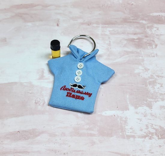 Ароматизатор рубашка с вышивкой "Любимому папе"