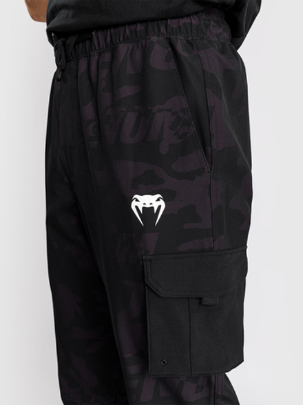Брюки спортивные Venum Trooper Black/Deep Purple