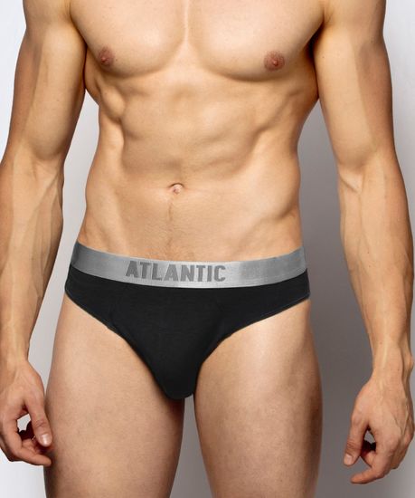 Мужские трусы слипы (2 шт) спорт Basic 2BMP-013 черные