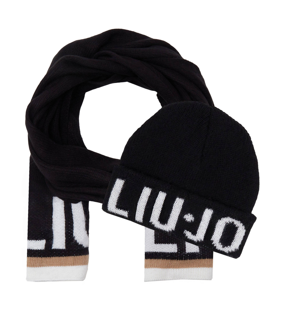 Шаль + шляпа Liu Jo - черный(2F3013 M0300)