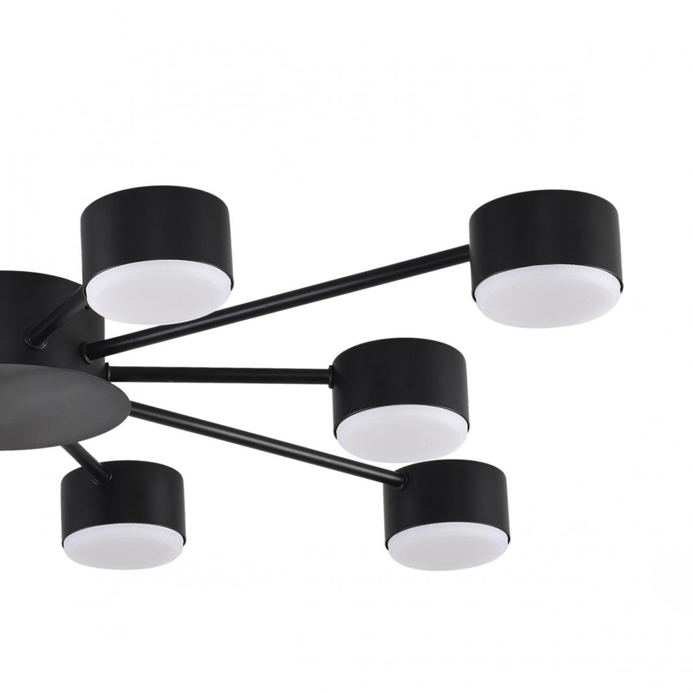 8344/10C COMFI черный, металл Люстра GX53 LED 10*7W 220V TORINA