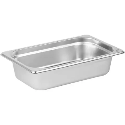Гастроемкость GN 1/4 сталь нерж. 1,8л ,H=65,L=265,B=162мм металлич. 4011941