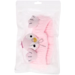 Повязка на голову косметическая «ДАЙМОНД РУШ», цвет лавандовый, пудровый, небесный и серый, 20*5.5см (ZIP пакет)