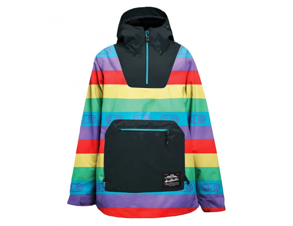 airblaster freedom pullover rainbow stripe 24 465
