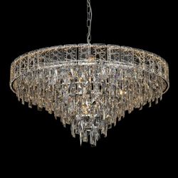 Citilux SAGRADA CL317281 Люстра хрустальная подвесная Хром